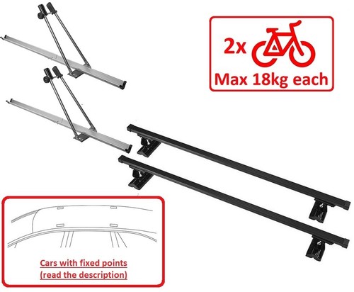 Set roof rack bike racks - set,
