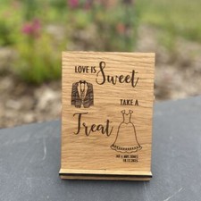 Personalised Wedding Love is Sweet Sign | Sweet Dessert Table Keepsake