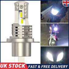 For Motorcycle H4 6000K LED Hi/Lo Beam Front Light Bulb Super Bright Headlight
