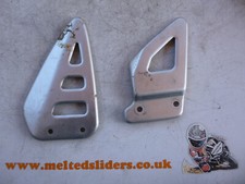 Suzuki GSXR 600 750 SRAD Pair Footrest Footpeg Heel Guards Plates