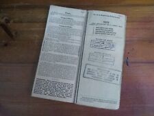 1960 ZUNDAPP MOPED, BUFF BOOK,RF60,MEMORABILIA,NOT CANCELLED
