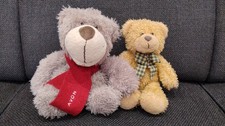 2x Teddy Bear Soft Toys