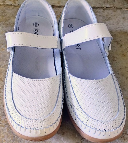 Damart white shoes - damart, with