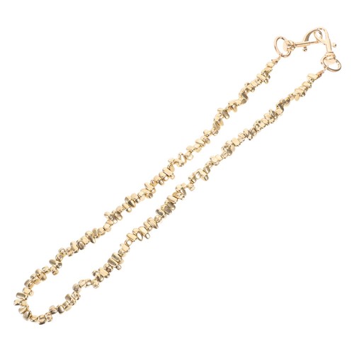Golden alloy beaded - golden, wallet