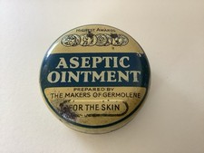 Vintage Aseptic Ointment Tin Veno Co Manchester Germolene Small