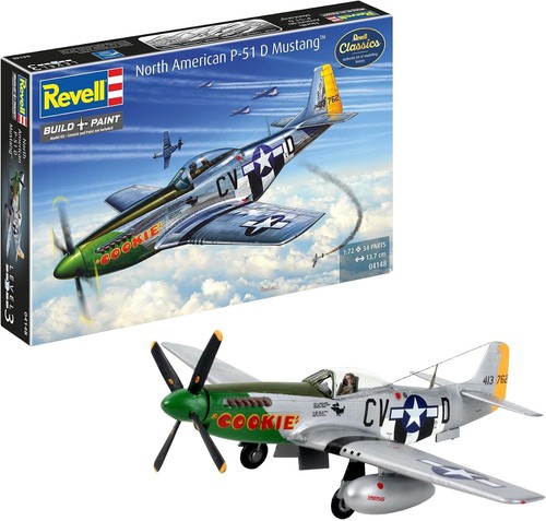 Detailed piece 51d - 34-piece, p-51d