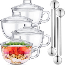 Set of 4 Glass Cereal Bowls
