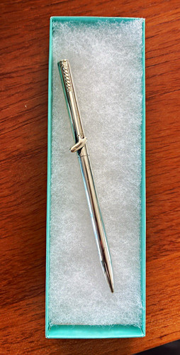 Tiffany silver ballpoint - &,