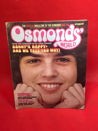 Osmonds world magazine - world,