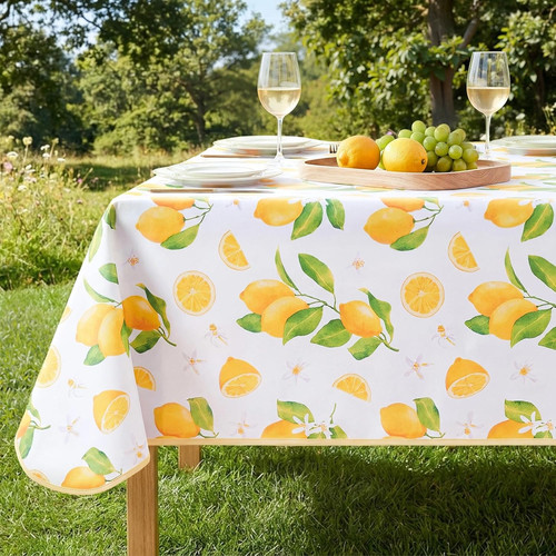 Pvc table cloth wipe clean - table,