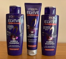 Elvive L'Oreal Colour Protect Purple Shampoo (200ml) & Conditioner (150ml)
