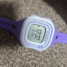 GARMIN Forerunner 10 - Purple - GPS Running Fitness Watch - Used Working