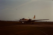 Aviation Aircraft Slide - RAF Vickers Varsity @ Duxford 1981 - 35mm slide