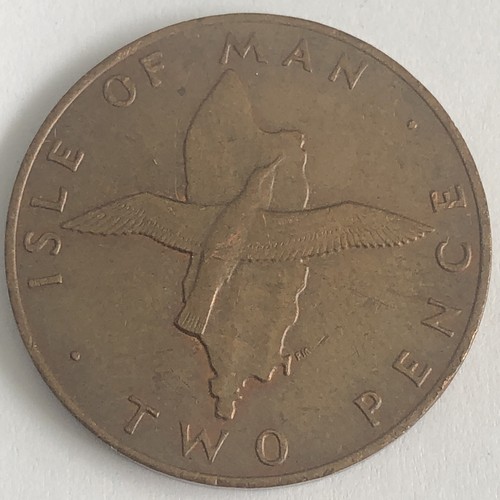 1978 isle man two pence - isle,