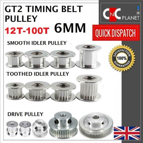 Gt2 6mm timing belt - timing, smooth