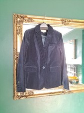 Navy blue hobbs velvet - navy,