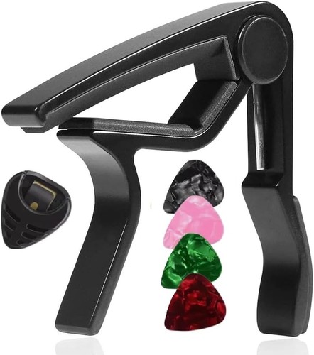 Guitar capo acoustic picks and - capo,
