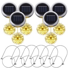 6pcs Hanging Waterproof Solar