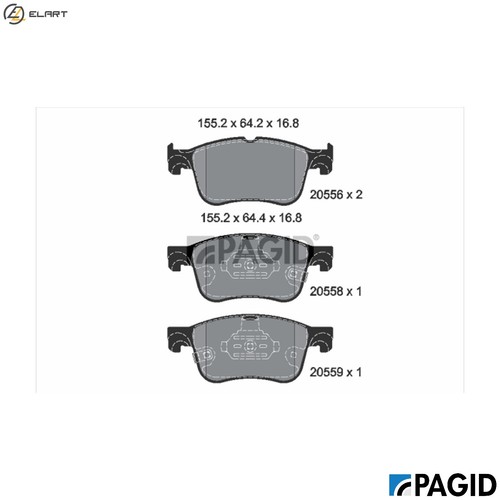 Brake pad set - brake,