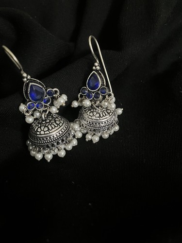 Jhumka jhumki stone work - jhumka,