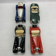 4 Burago Models - Jaguar EType