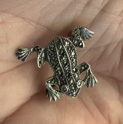 Sterling silver and marcasite