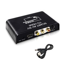 Scart AV S-video To HDMI Composite Switcher RCA Video&Audio Converter Adapter h