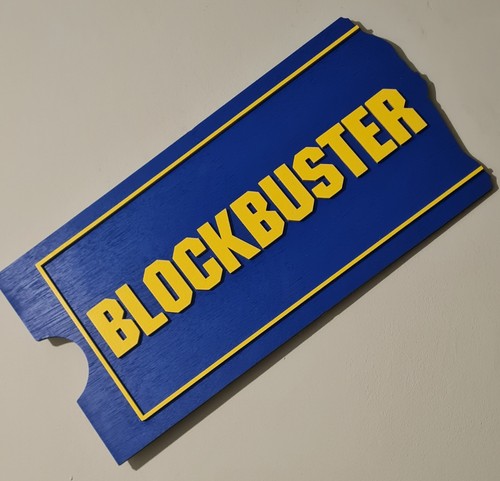 Retro blockbuster wall art - retro,