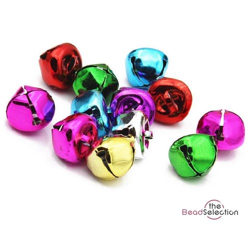 Large jingle bells charms 13mm - large,