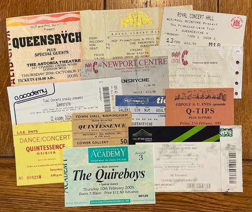 Original concert tickets - original,