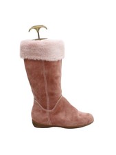 Clarks Women's Boots UK 4 Pink 100% Other Desert