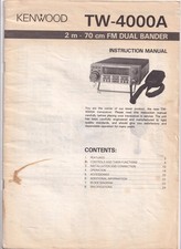 Vintage Kenwood TW-4000A 2m