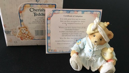 Cherished teddy bear kiss the - teddy,