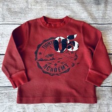 Gymboree Dark Red Navy Ribbed