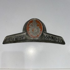 fordson super major tractor nose cone badge