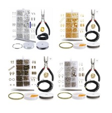 Jewellery Making Kit Findings 870Pcs and 7pcs Tools DIY Necklace Repair Tools