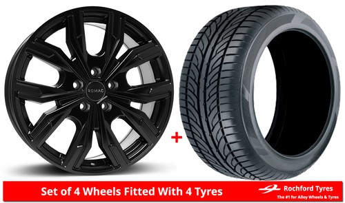 Alloy wheels tyres - tyres, romac