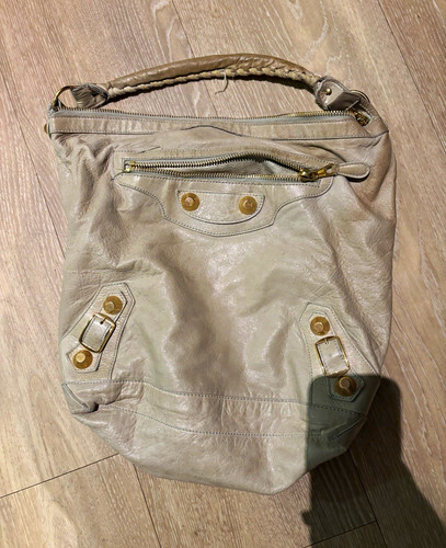 Balenciaga day beige - day, leather