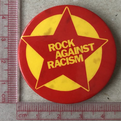 Vintage rock against racism - against,