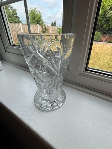 Large heavy crystal cut - heavy,