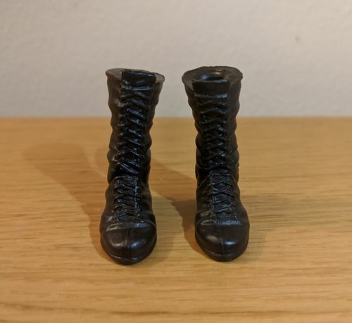 Black shoes wwf wwe boots - shoes, wwf/wwe