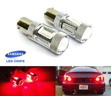 2x Red 380 P21/5W BAY15d Bulb