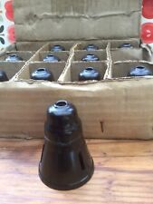Rare Vintage Brown Bakelite Bayonet Cap Pendant Lamp Holder Made In England