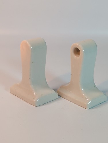 Vtg white porcelain towel - white, bar