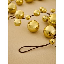 Gold Bauble Garland