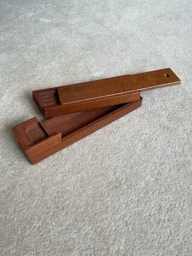 Vintage wooden swivel pencil - vintage,