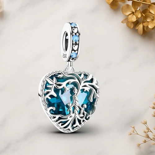 Blue heart family - heart,