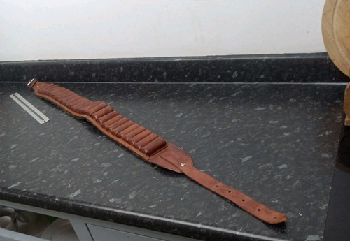 Vintage brown leather 12g - leather,