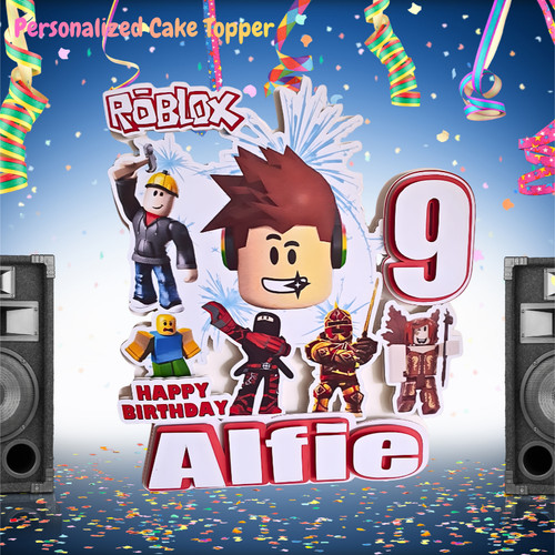 Personalised roblox games - roblox, cake