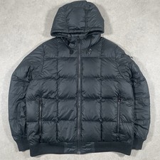 Nike 2000s Square-Stitch 550 down-filled puffer jacket “Black” (L)